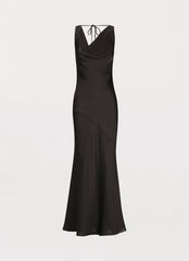 Be Mine Satin Maxi Dress