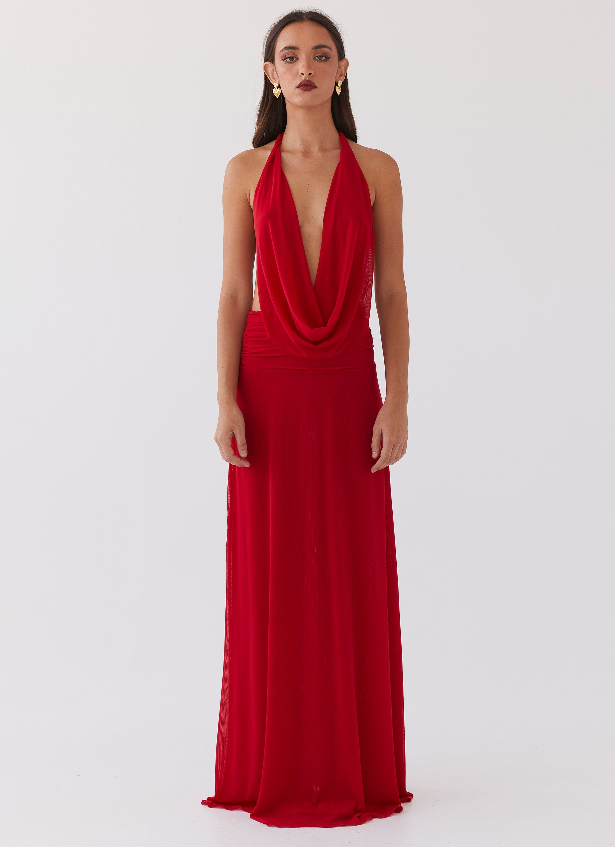 Elysia Mesh Maxi Dress