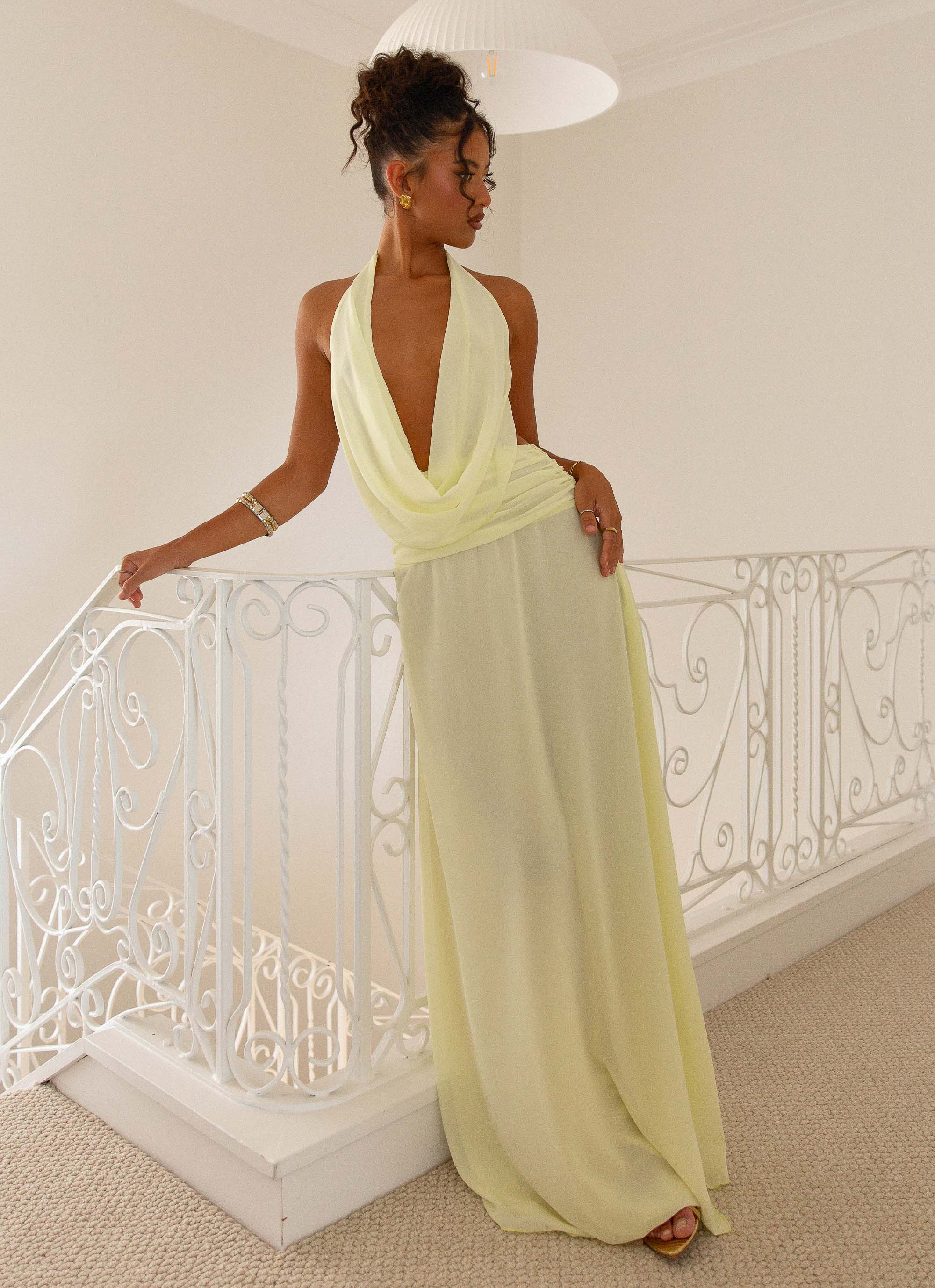 Elysia Chiffon Maxi Dress