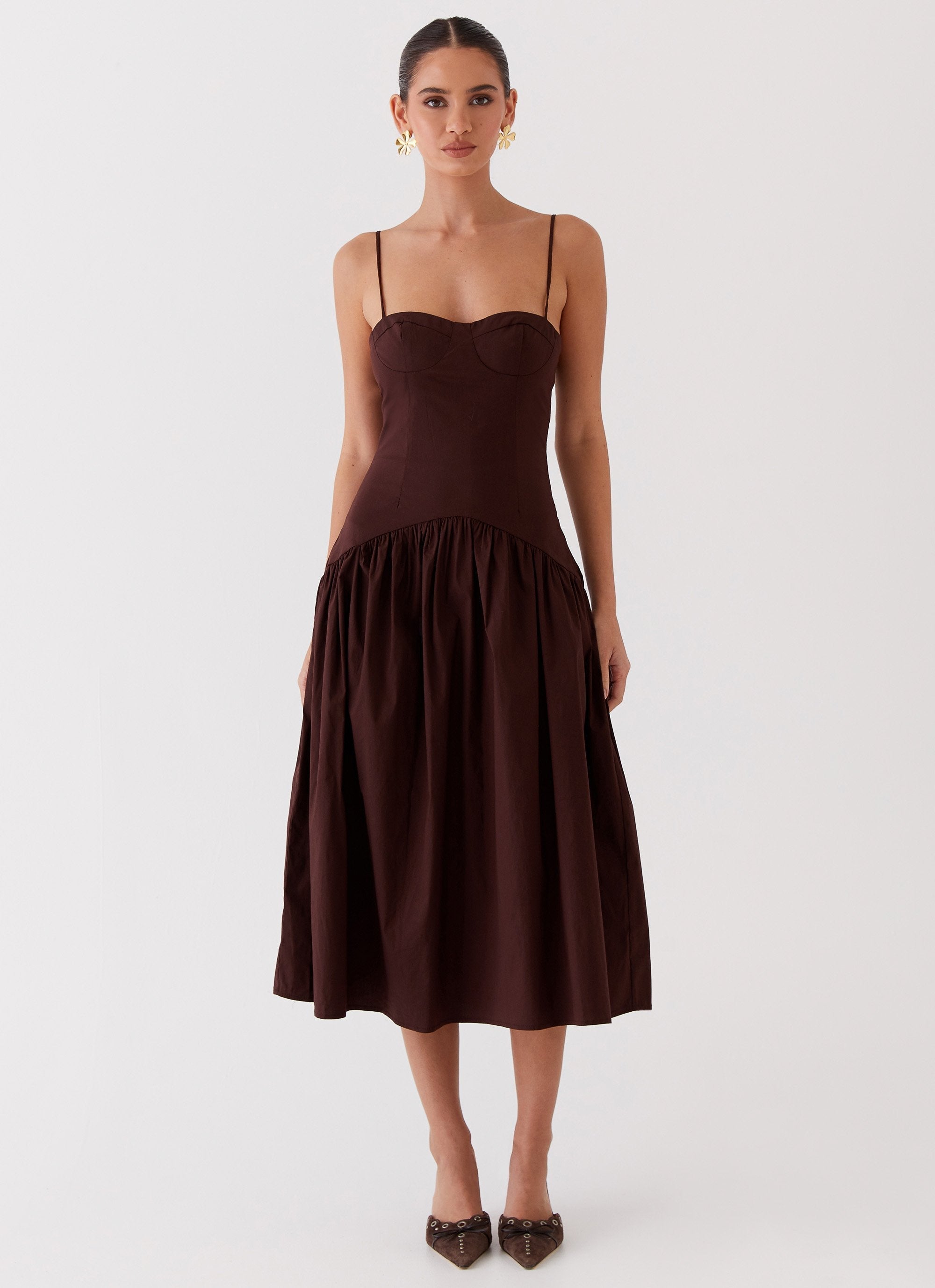 Yvette Corset Midi Dress