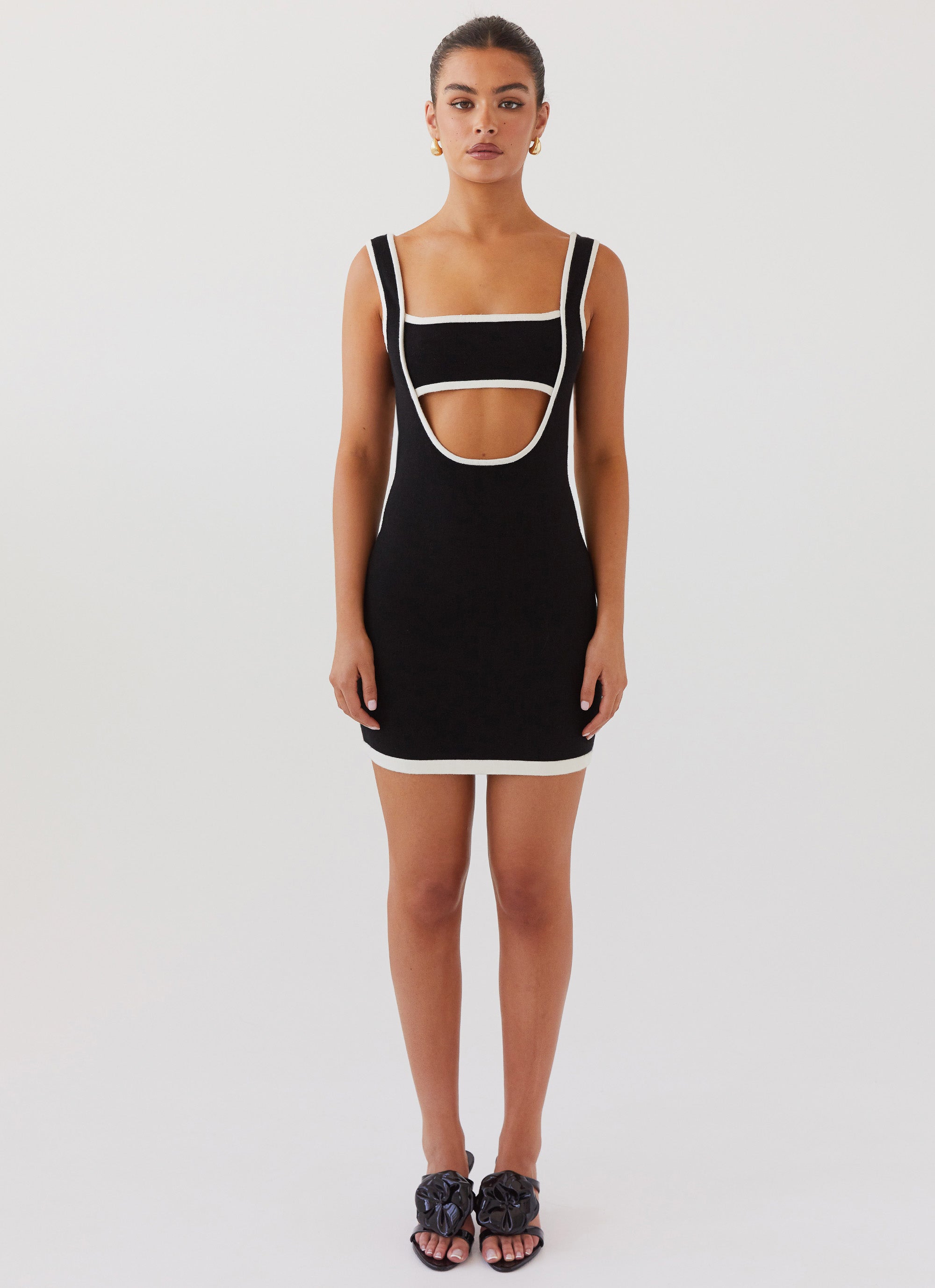 Lost In Paris Knit Mini Dress