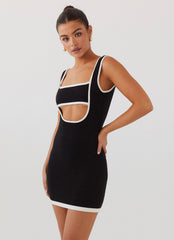 Lost In Paris Knit Mini Dress