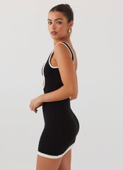 Lost In Paris Knit Mini Dress