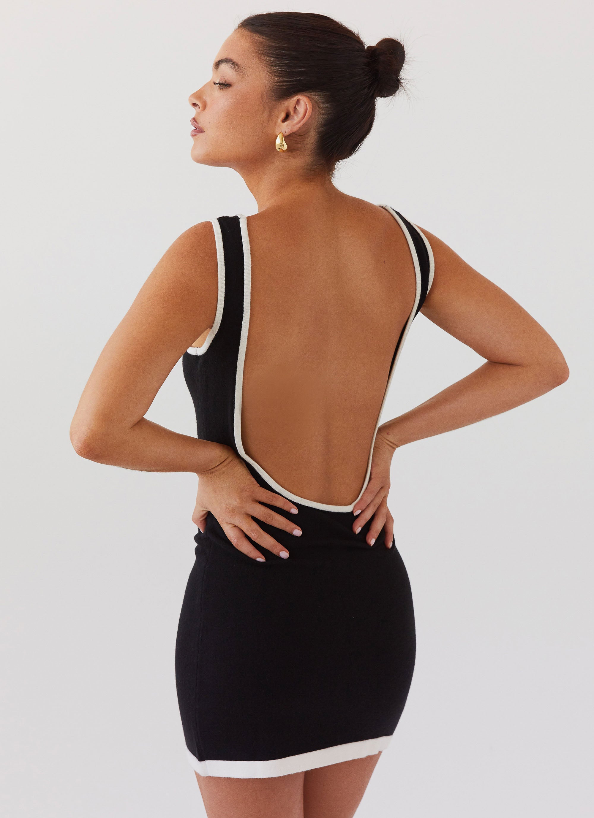 Lost In Paris Knit Mini Dress