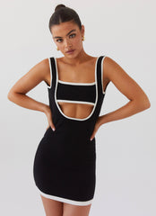 Lost In Paris Knit Mini Dress