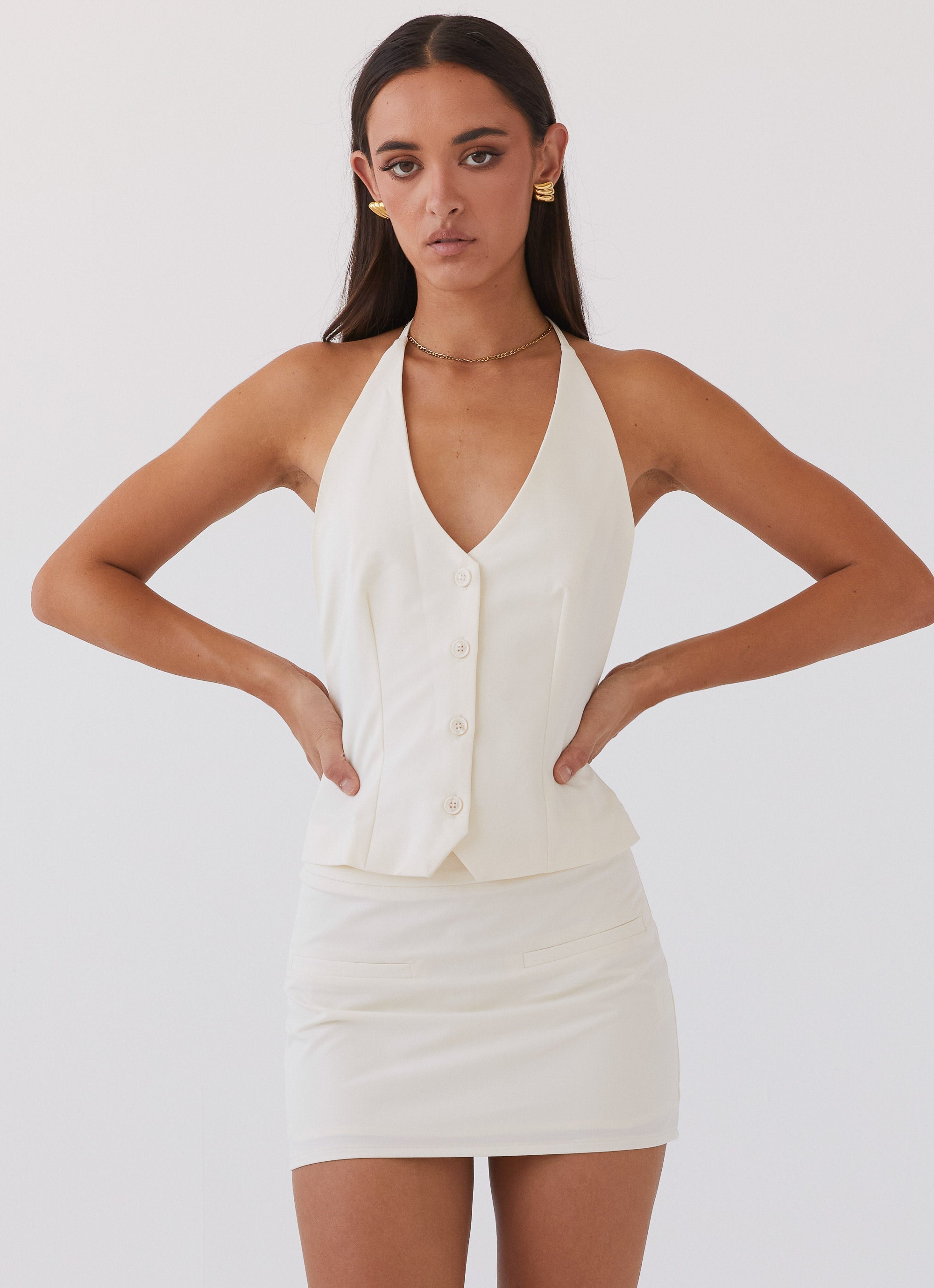Sarah Halterneck Vest Top