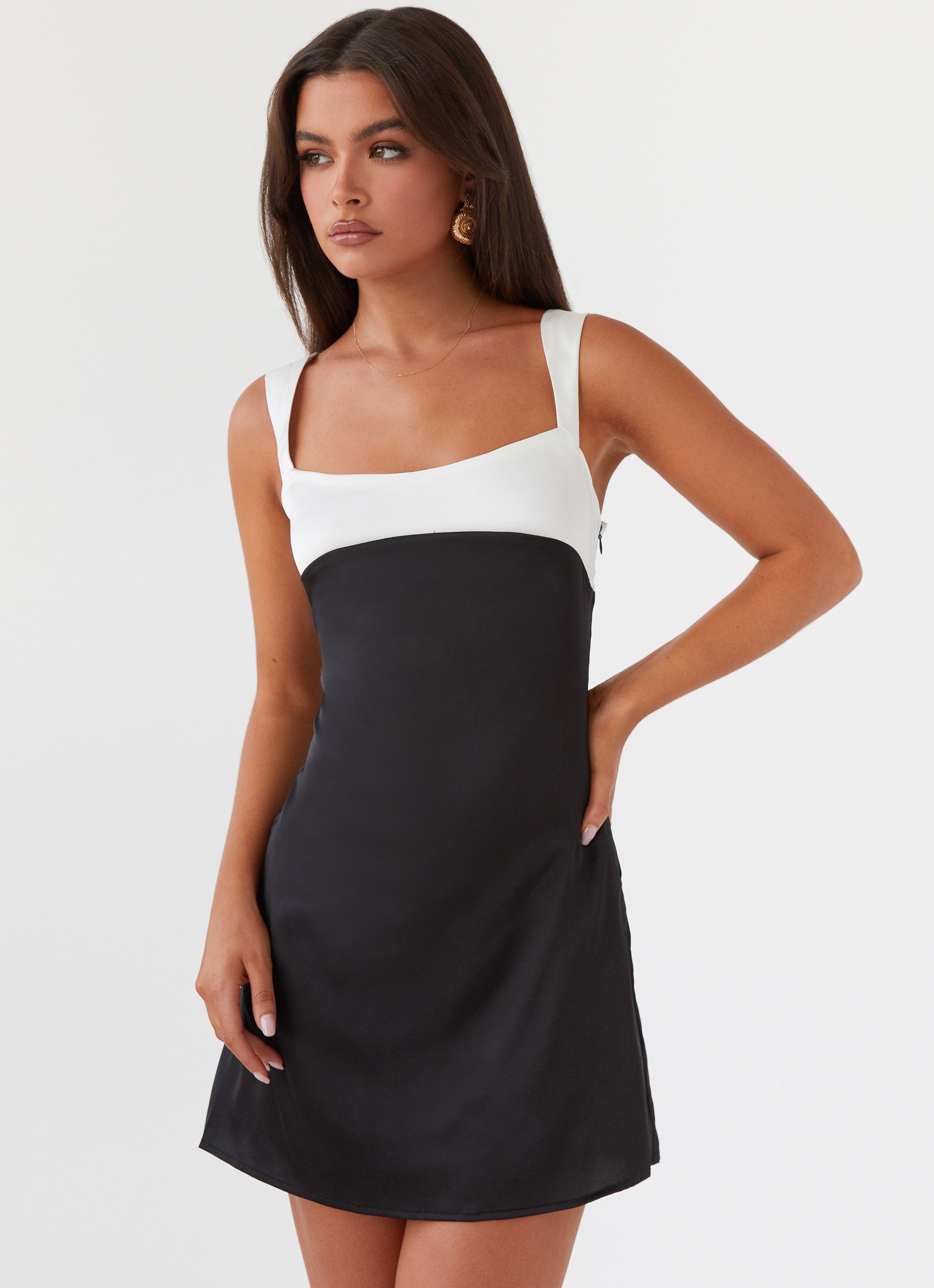 Odette Satin Mini Dress