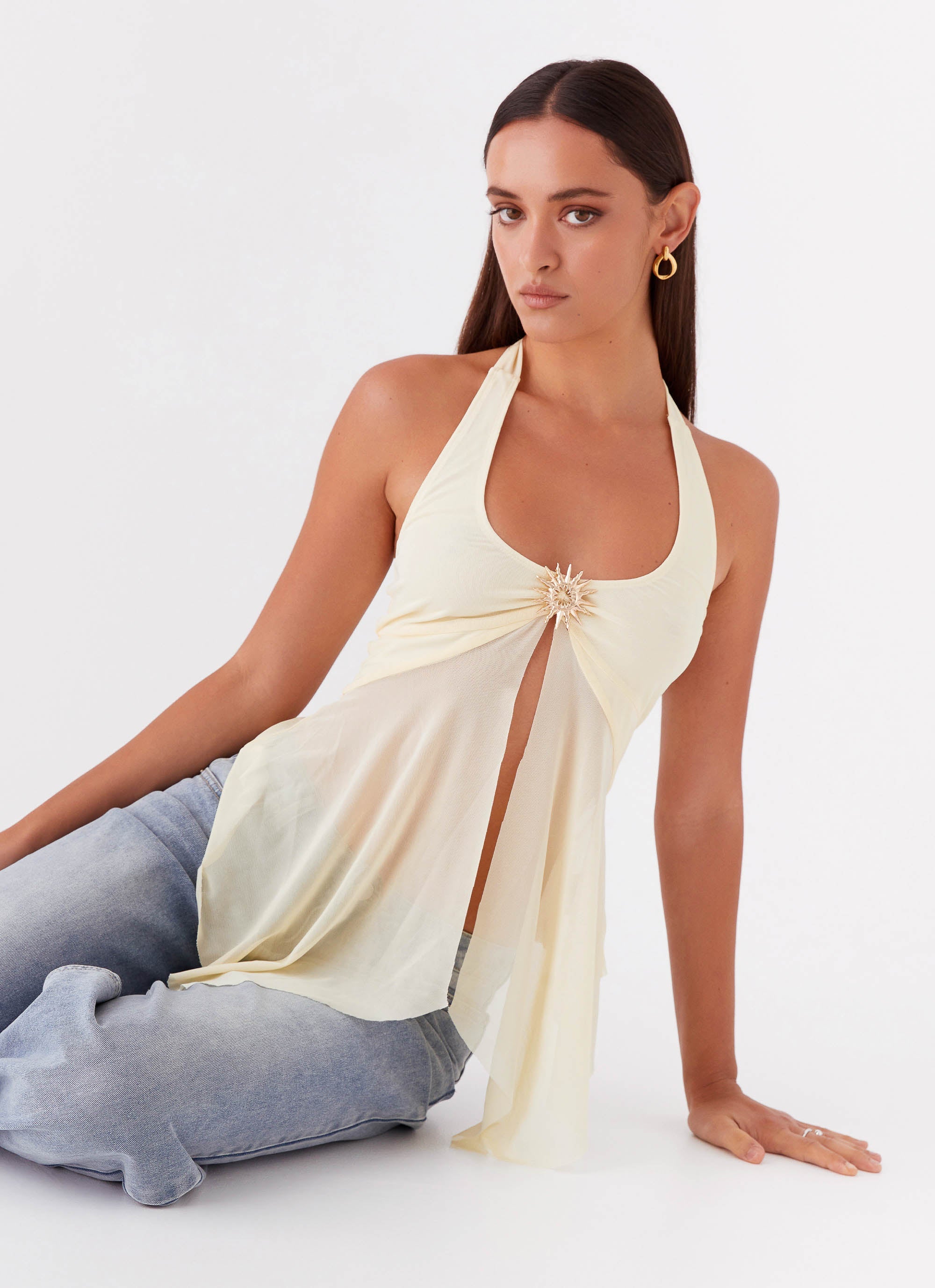 Sunbeam Mesh Top
