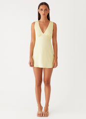 Veena Satin Mini Dress