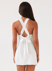 Keira Linen Micro Mini Dress