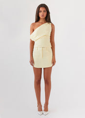 Marissa Linen Mini Skirt