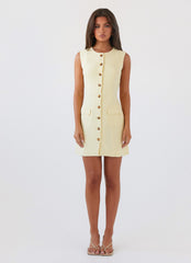 Castello Fiore Linen Mini Dress