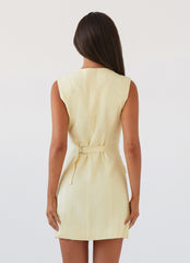 Castello Fiore Linen Mini Dress