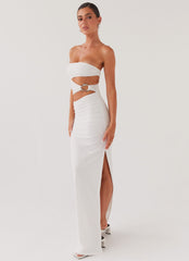 Into Pieces Mesh Maxi Dress