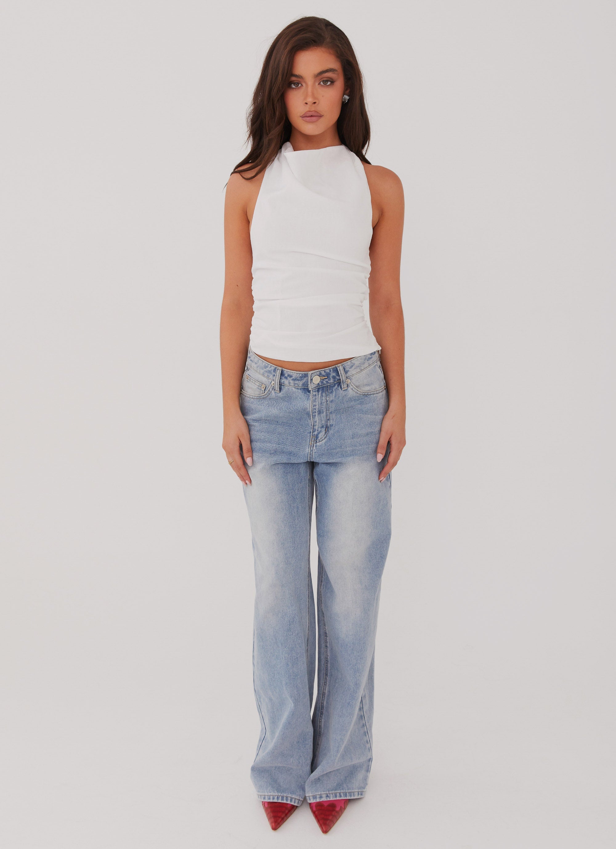 Cloud Whisper Linen Top