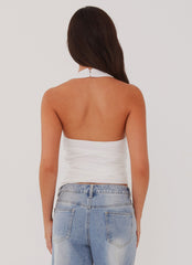 Cloud Whisper Linen Top