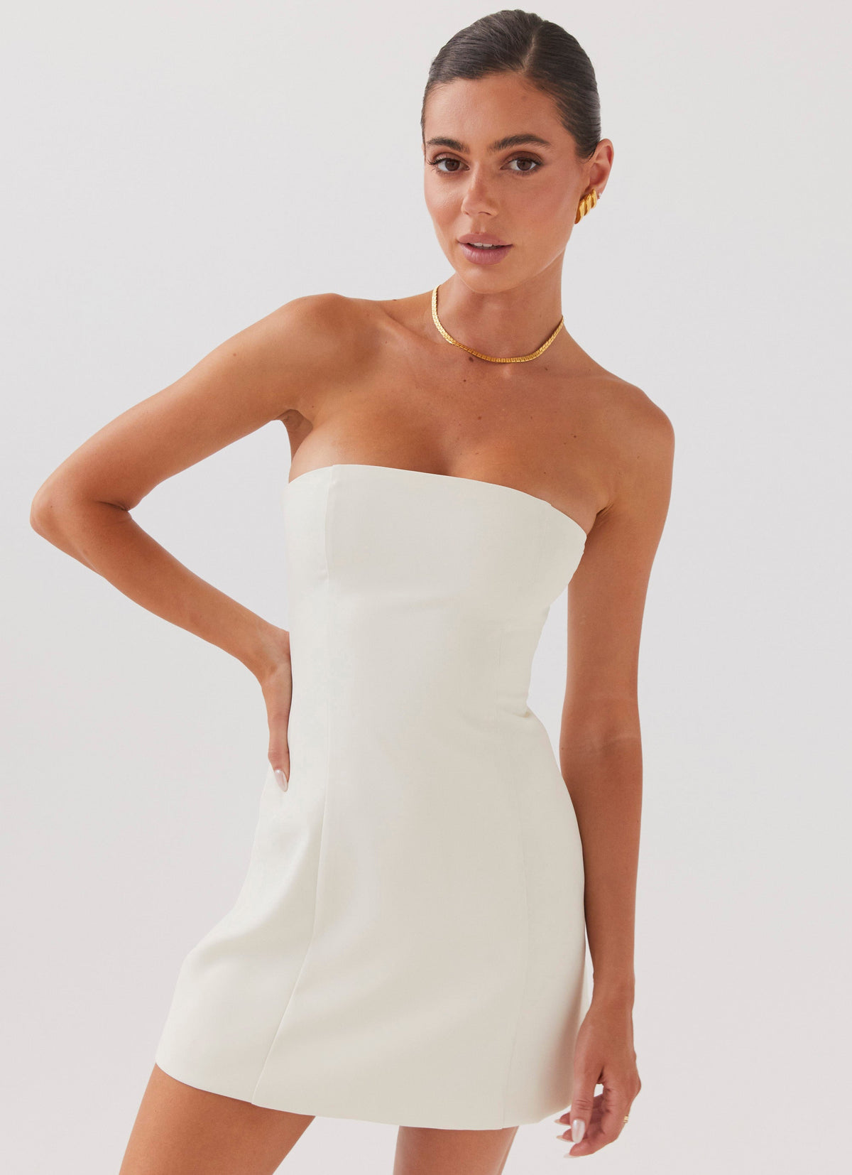 Ayanna Strapless Mini Dress