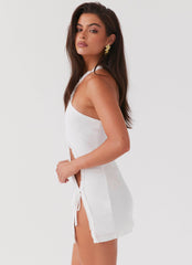 Midnight Rhapsody Ruffle Mini Dress