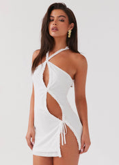 Midnight Rhapsody Ruffle Mini Dress
