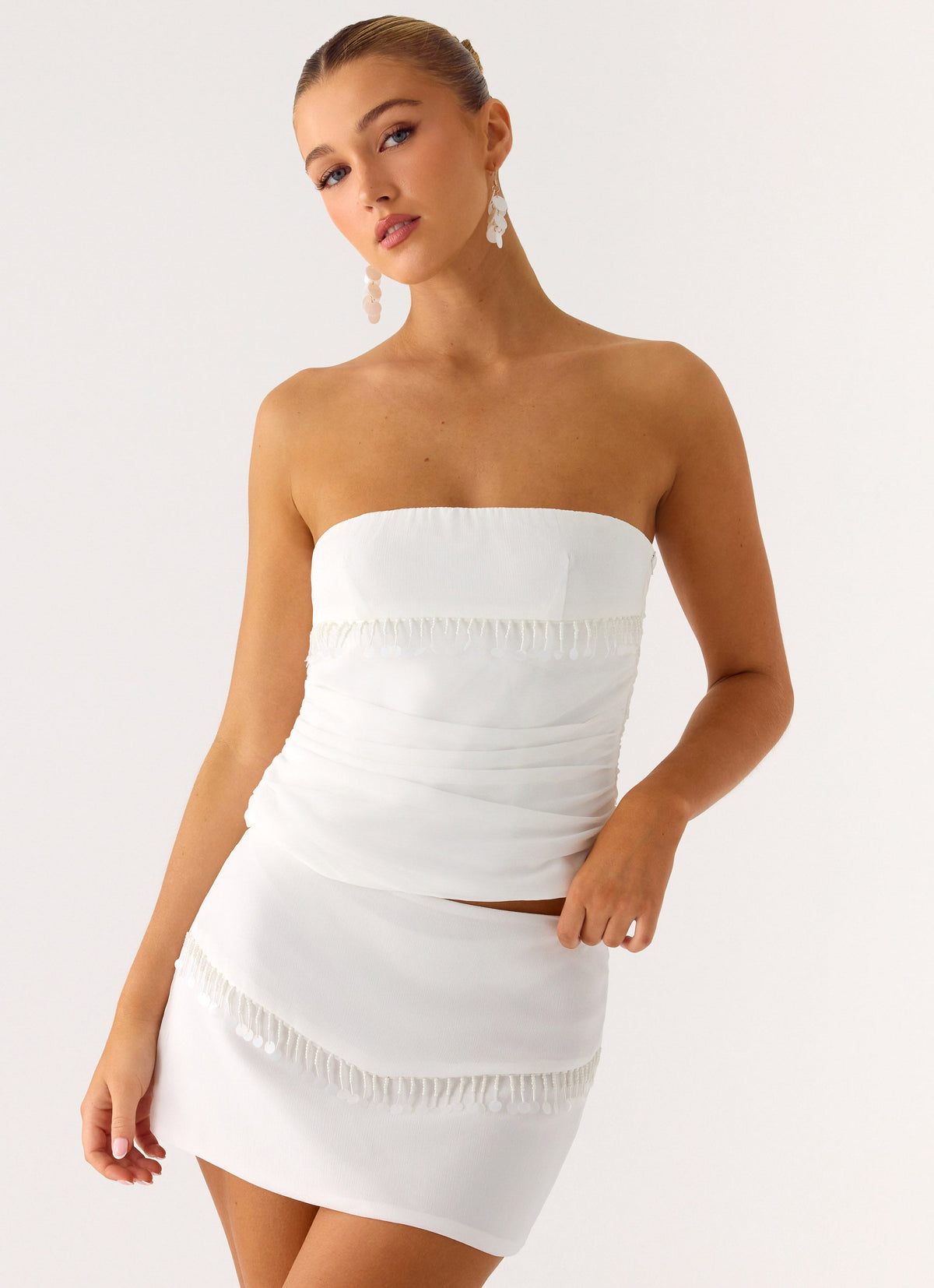 Perfect Celebrity Beaded Top