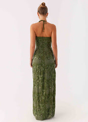 Phoenicia Beaded Maxi Dress