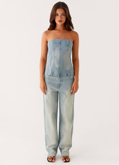 Poppy Low Rise Denim Jeans