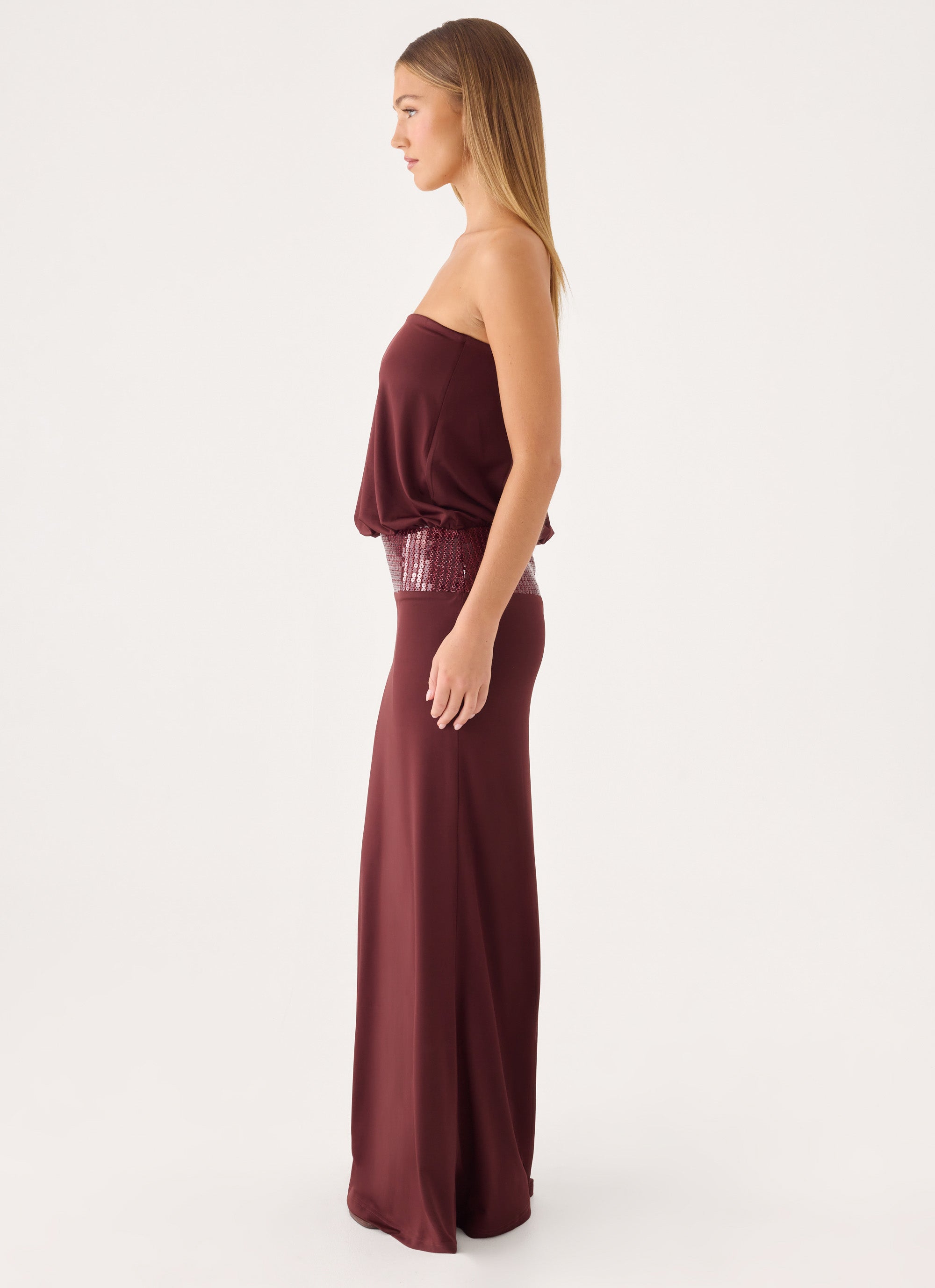 Posine Strapless Maxi Dress