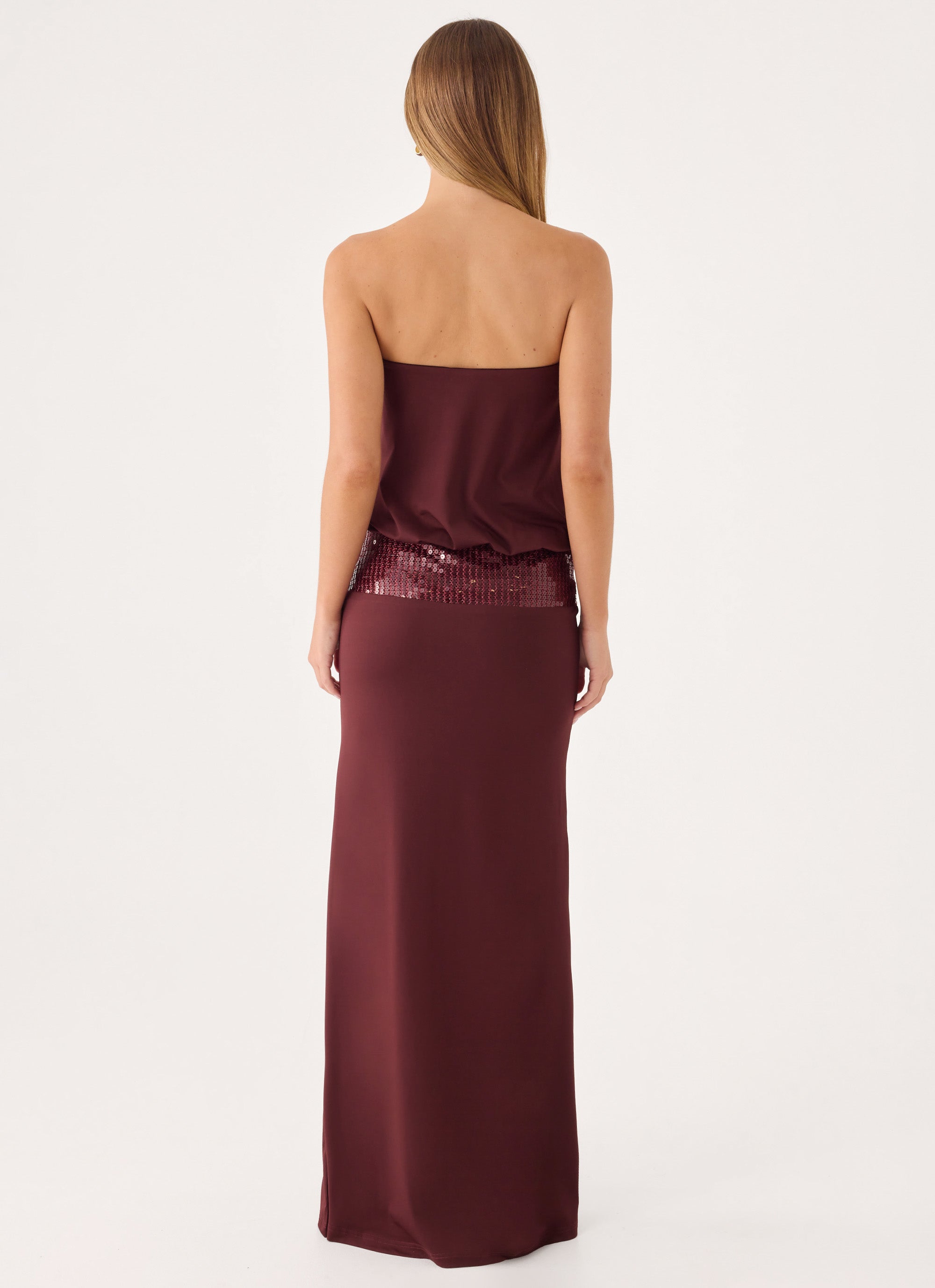 Posine Strapless Maxi Dress