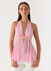 Put It Straight Beaded Sequin Top