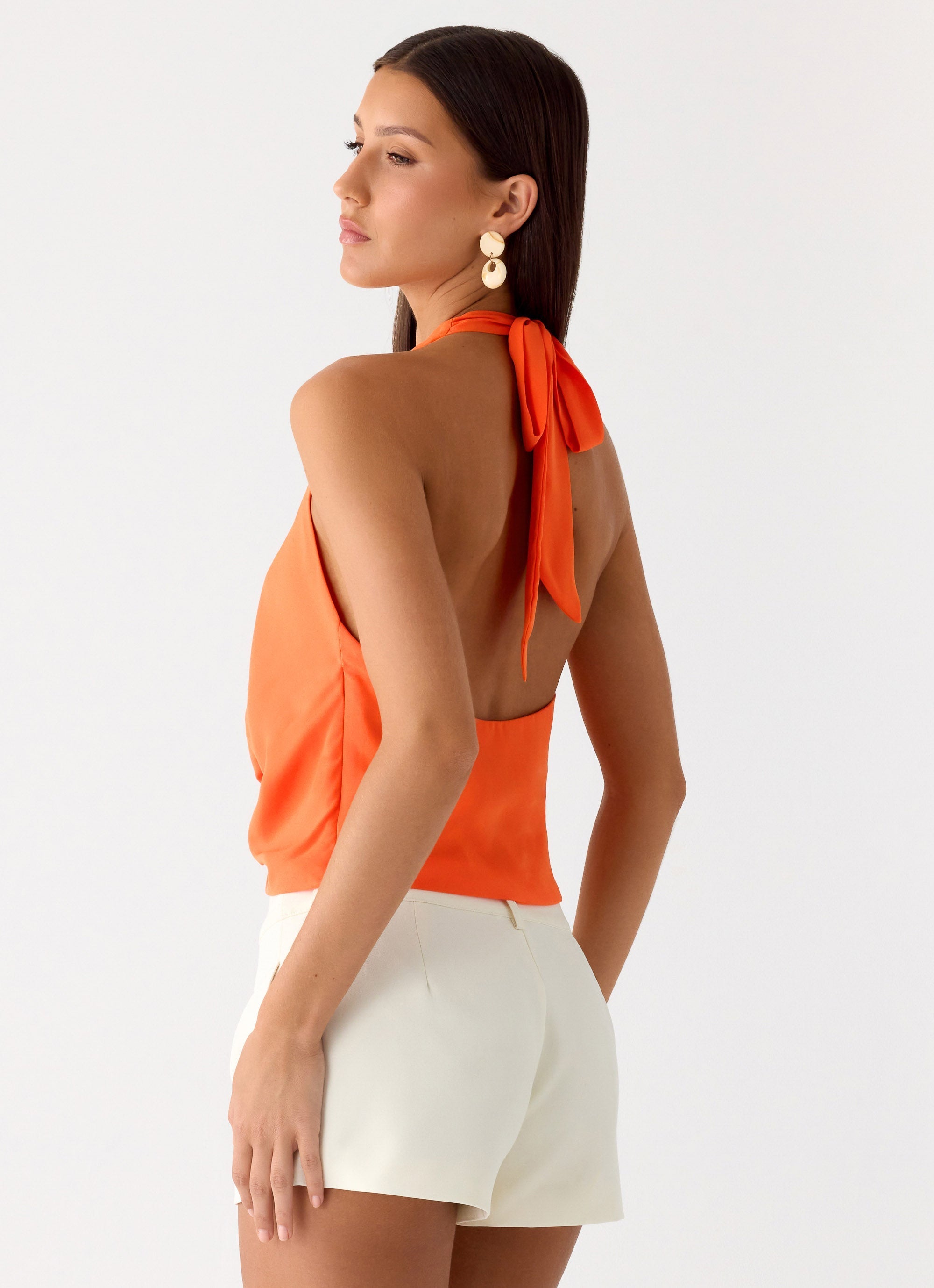Right Back Halter Top