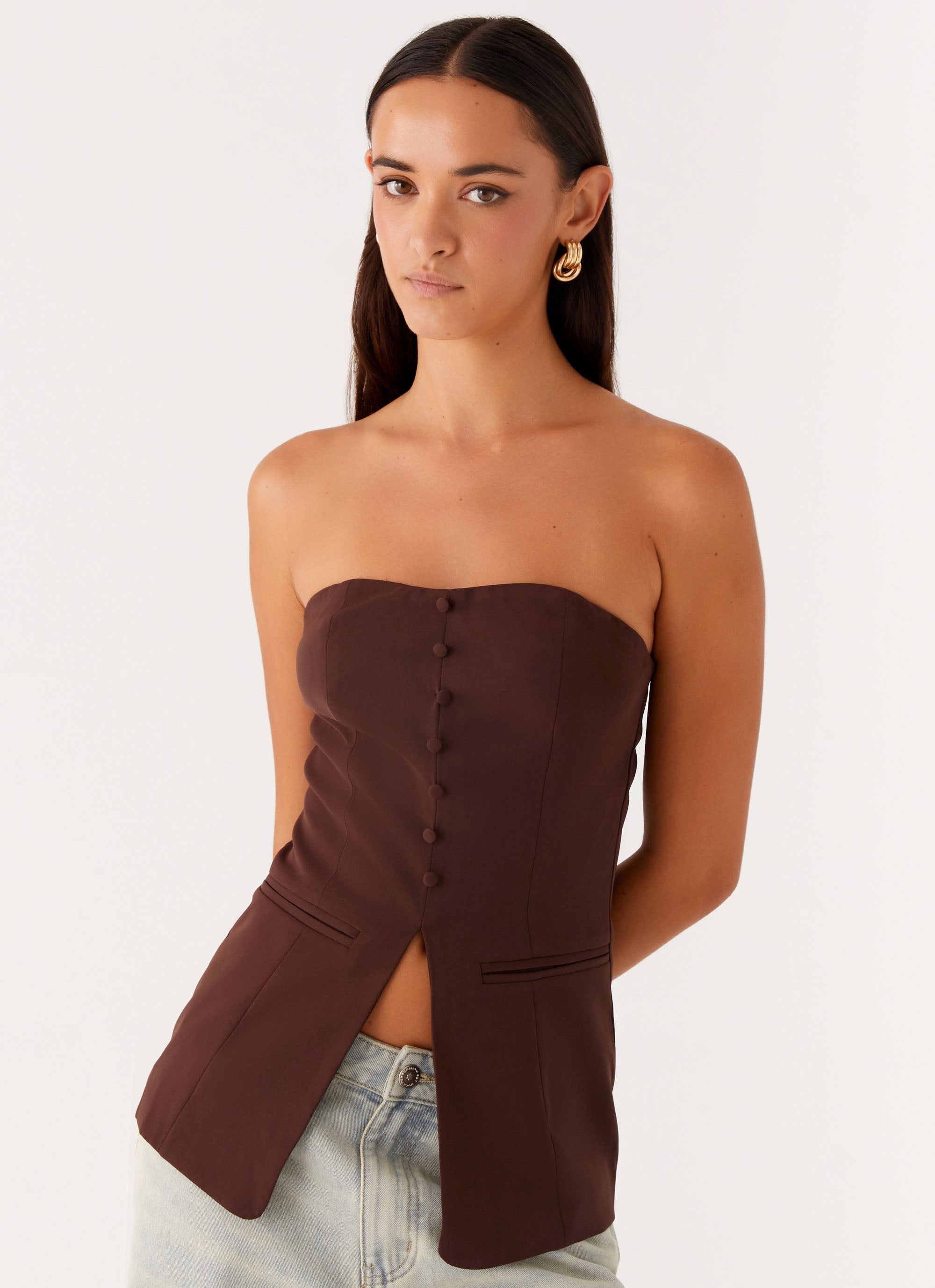 Riveria Strapless Top