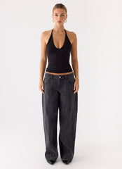 Roll Out Halter Top