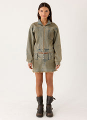 Roman Darts Jean Jacket