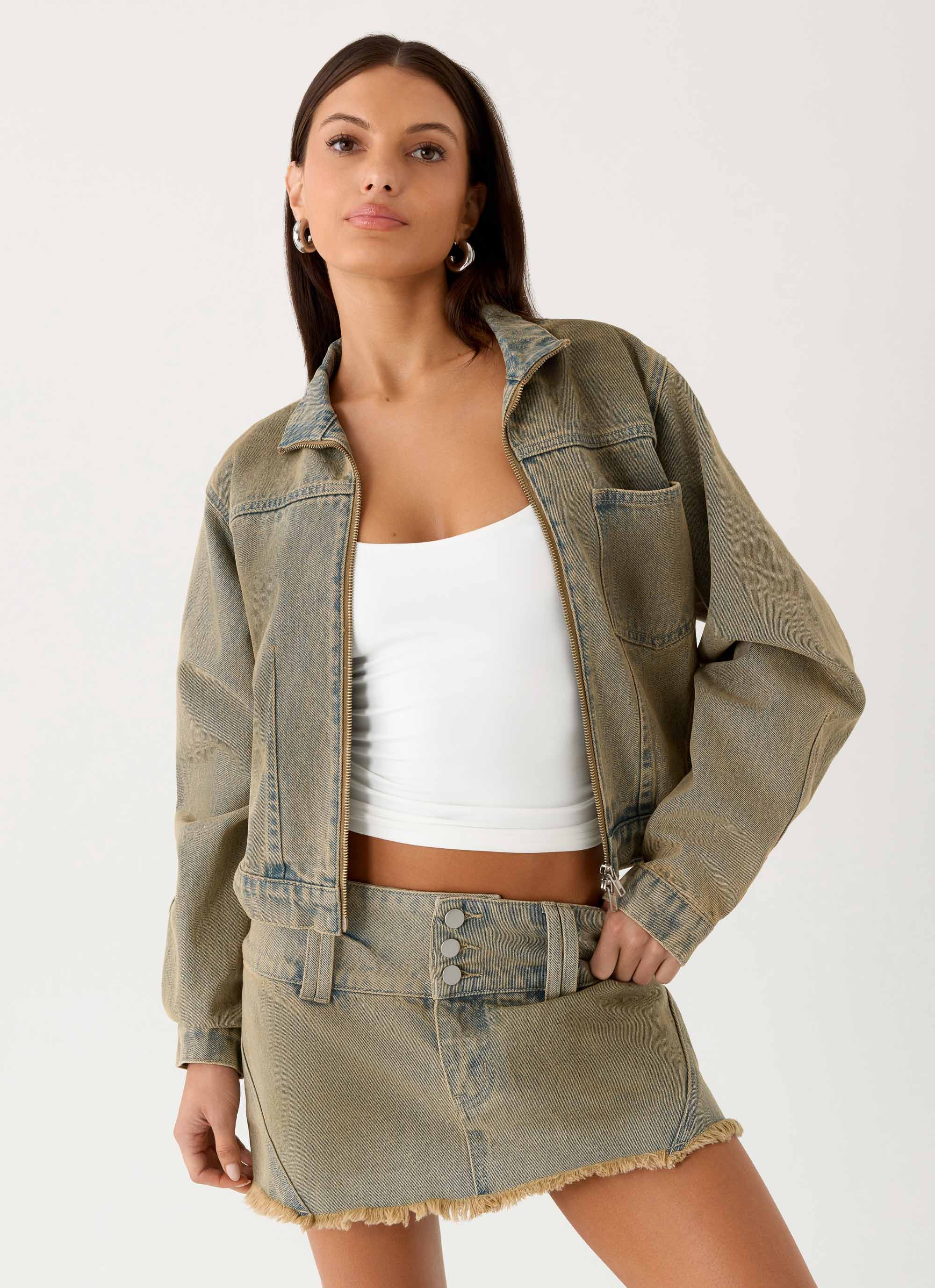 Roman Darts Jean Jacket