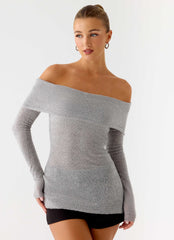 Romeo Bardot Knit Top