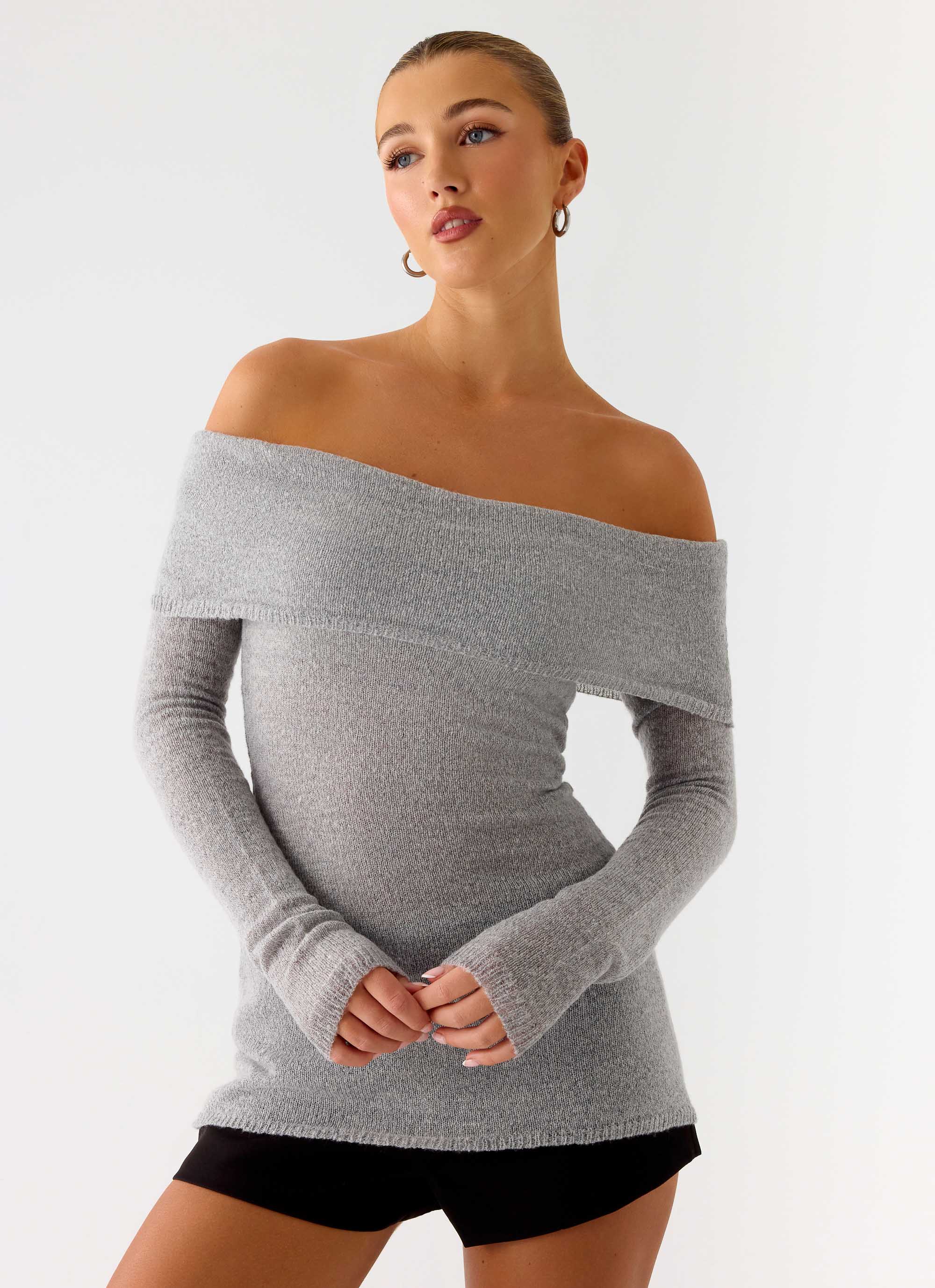 Romeo Bardot Knit Top