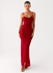Rosa Corset Maxi Dress