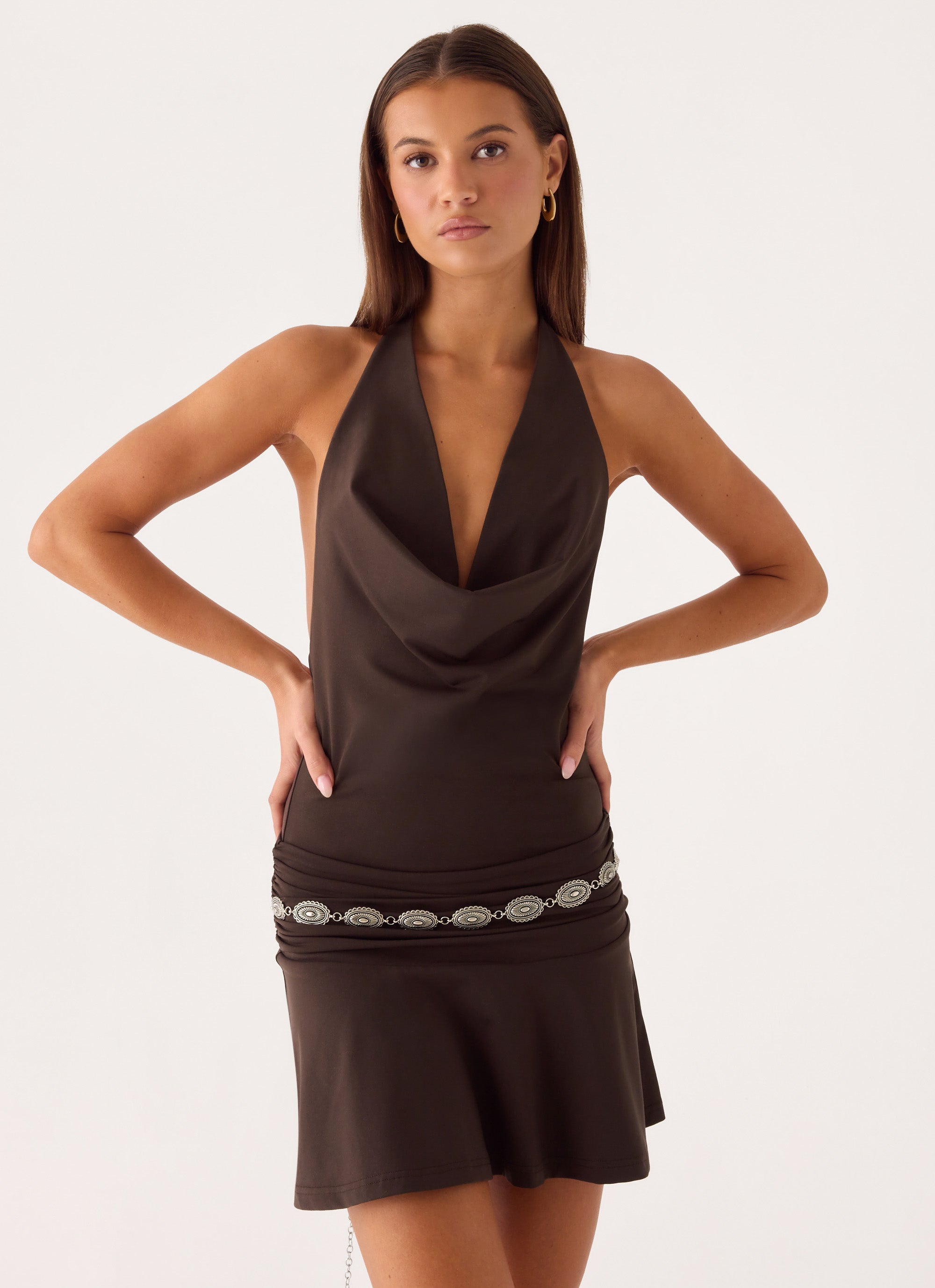 Rude Love Belt Mini Dress