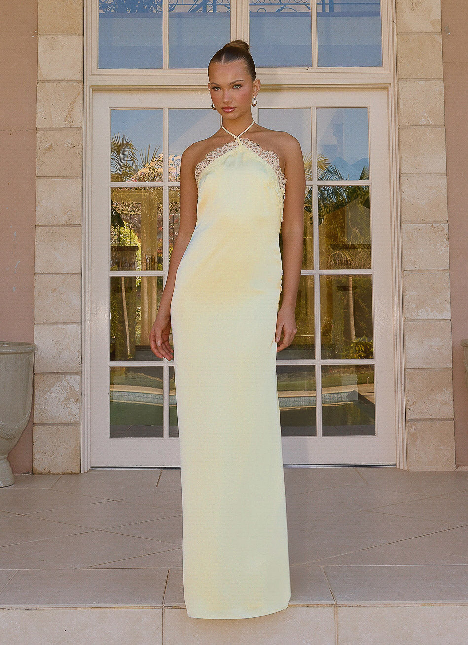 Samaria Halter Maxi Dress