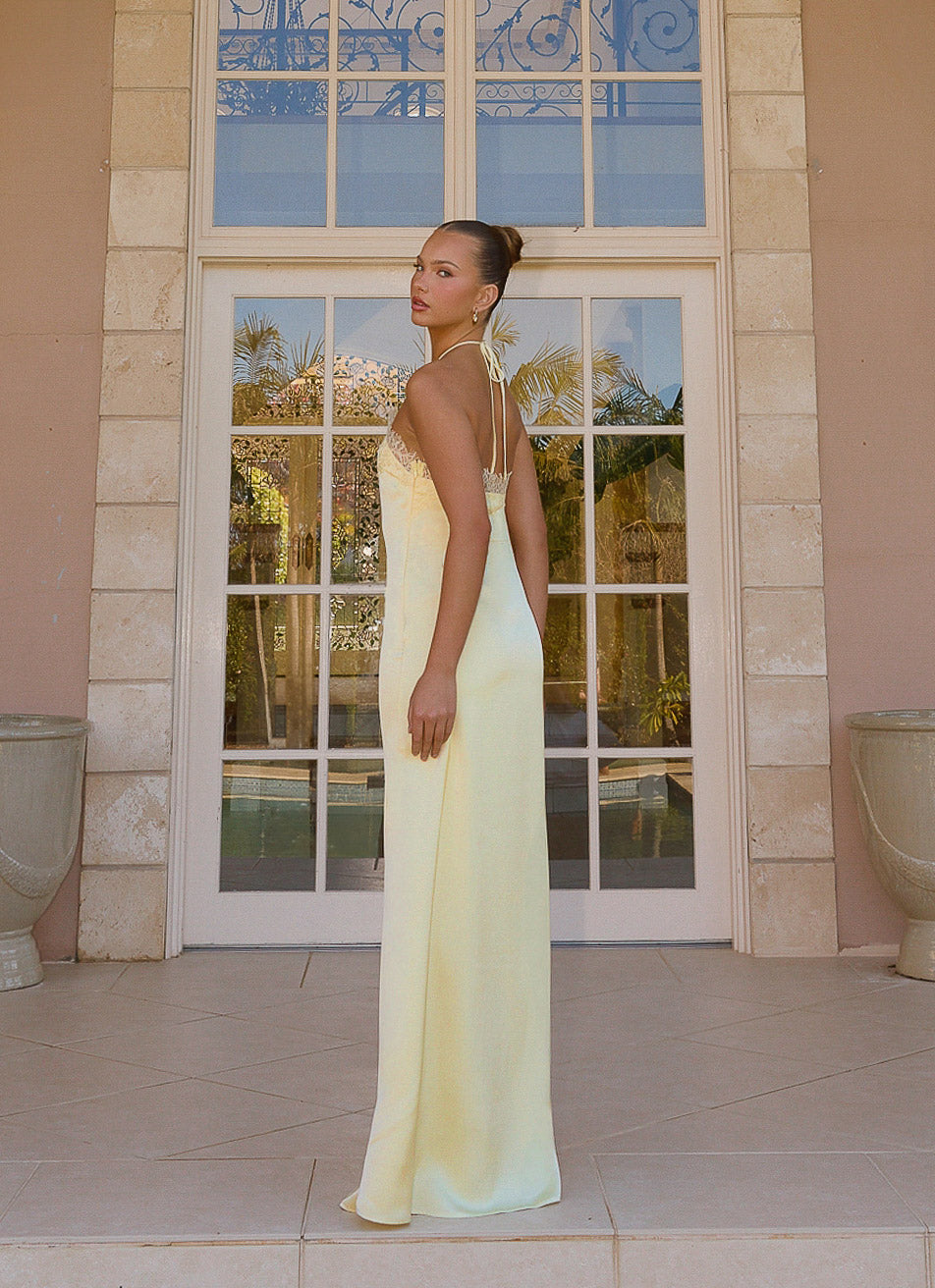 Samaria Halter Maxi Dress