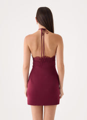 Samaria Halter Mini Dress