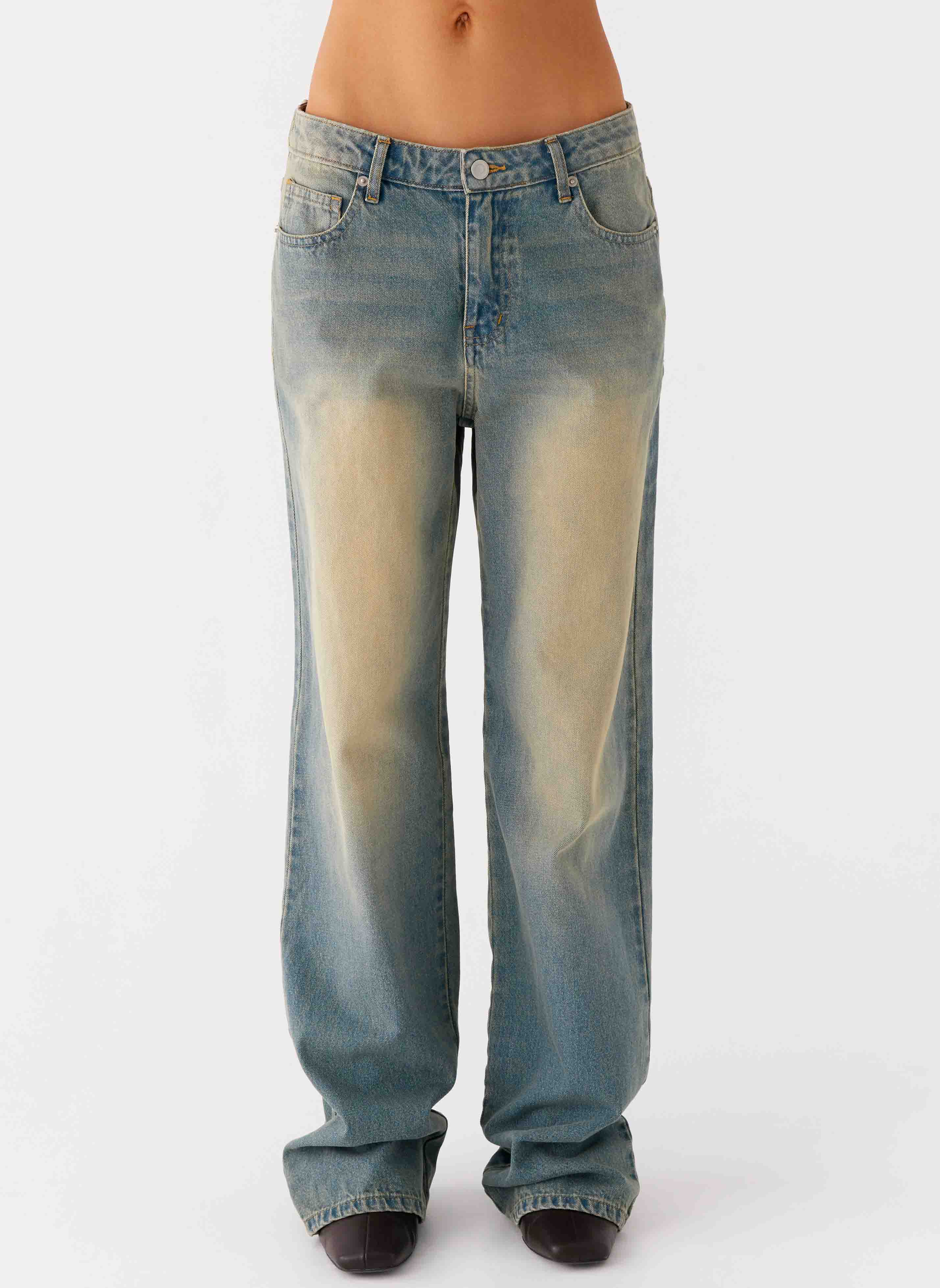 San Diego Straight Leg Denim Jeans