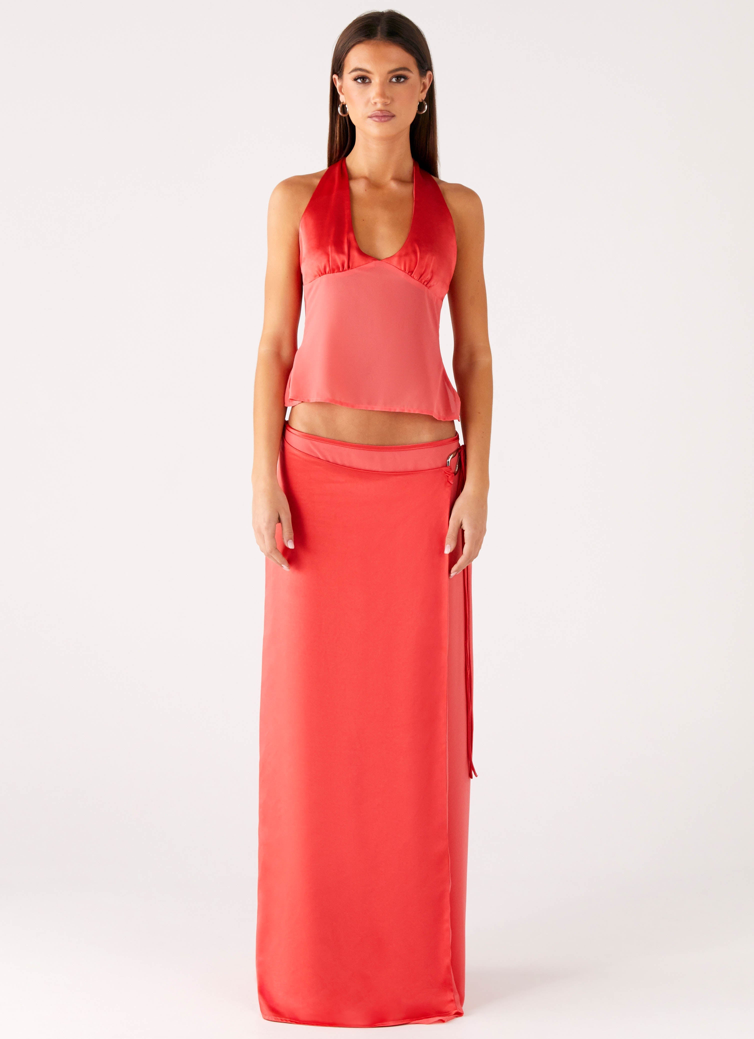 Pollie Wrap Maxi Skirt