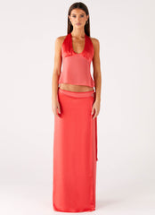Pollie Wrap Maxi Skirt