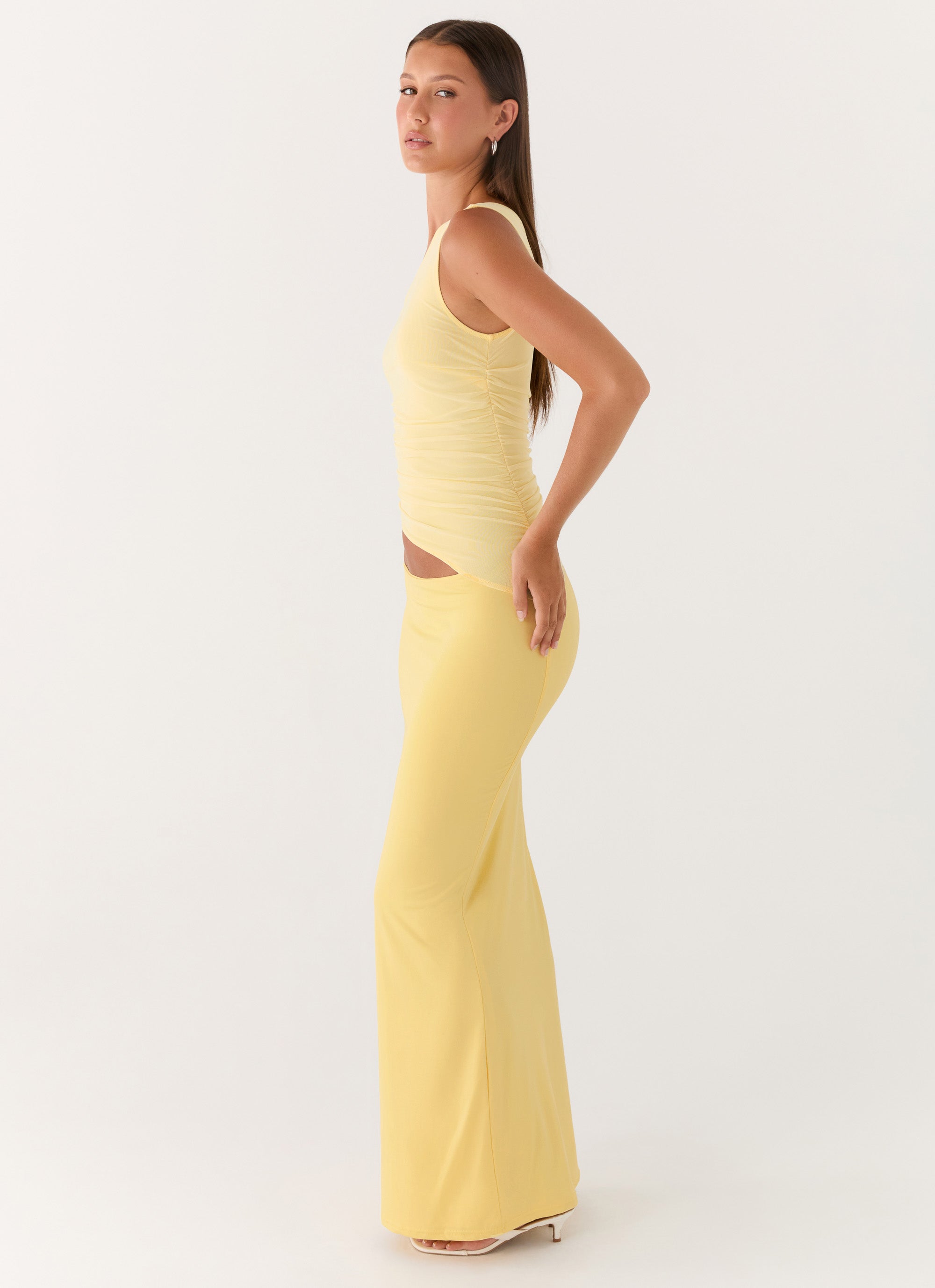 Seranella One Shoulder Maxi Dress