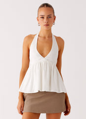 Sigala Cotton Halter Top