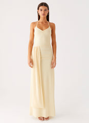 Signal Halter Maxi Dress