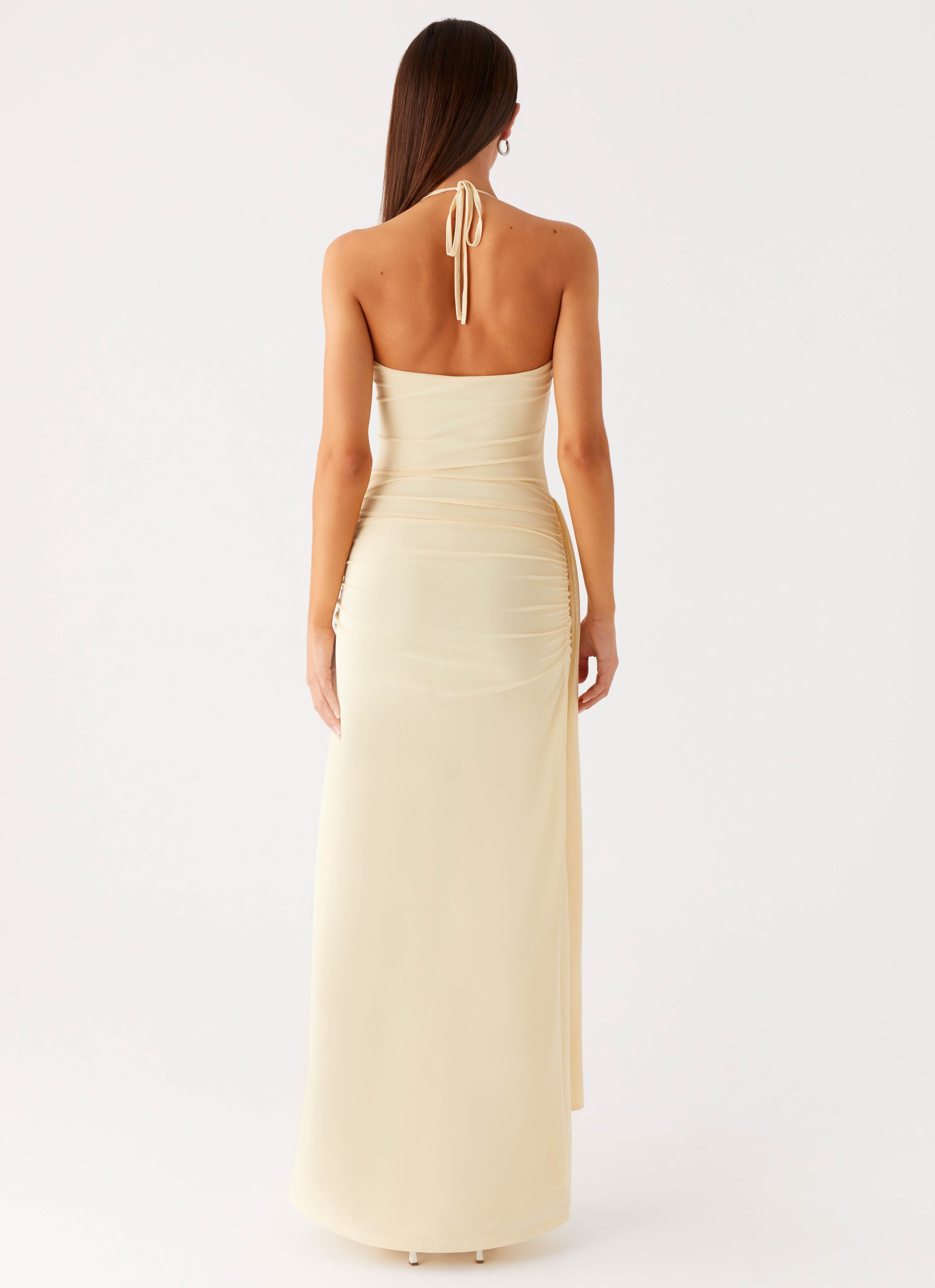 Signal Halter Maxi Dress