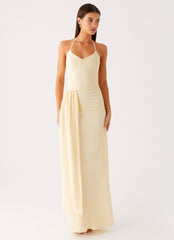Signal Halter Maxi Dress