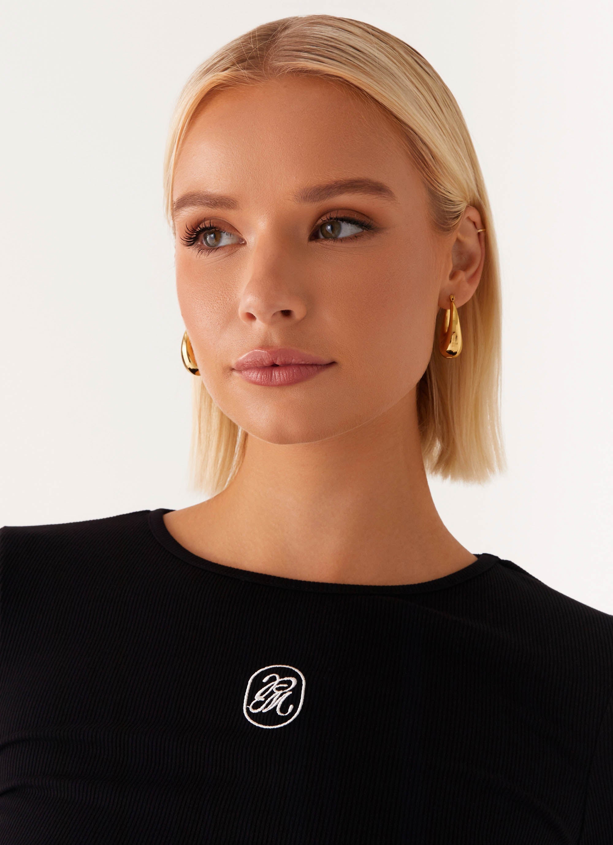 Signature Monogram Long Sleeve Tee